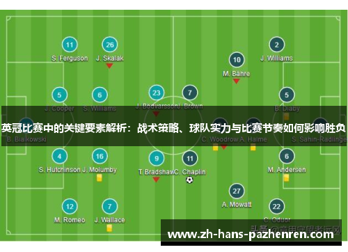 英冠比赛中的关键要素解析：战术策略、球队实力与比赛节奏如何影响胜负