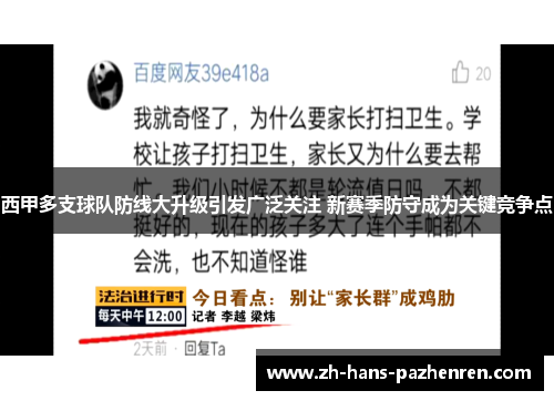 西甲多支球队防线大升级引发广泛关注 新赛季防守成为关键竞争点 西甲多支球队防线大升级引发广泛关注 新赛季防守成为关键竞争点